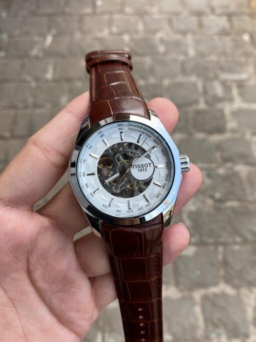 TISSOT 1853 AUTOMATIC PRIMIUM QUILTY LEATHER WATCH