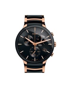 RADO CENTRIX CERAMIC CHRONOGRAPH BLACK/COPPER PREMIUM WRIST WATCH