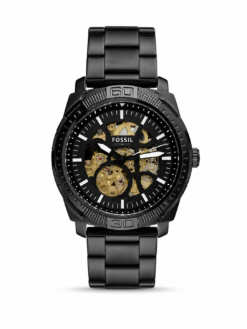 Fossil Black Metal Automatic
