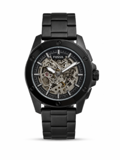 Fossil New Black Metal Automatic Watch