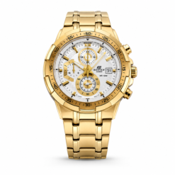 Edifice Gold White Metal Watch
