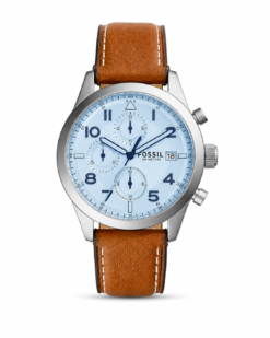 FOSSIL 100 METERS PREMIUM LETHER WRIST WATCH