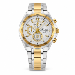 Edifice Silver Gold White Metal Watch