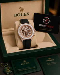 ROLEX COSMOGRAPH DAYTONA (YELLOW) FIBE BELT WATCH
