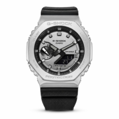 G-SHOCK GM 2100 SILVER BLACK PRIMIUM QUILTY WATCH