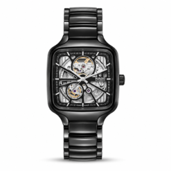 RADO SQUARE AUTOMATIC OPEN HEART CIRAMIC PREMIUM WRIST WATCH