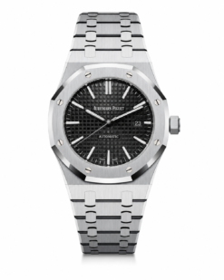 Audemars Piguet AP Royal Oak Silver Black Metal