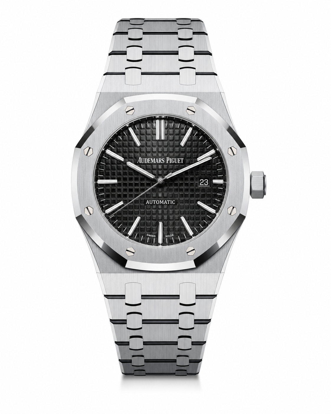 Audemars Piguet AP Royal Oak Silver Black Metal