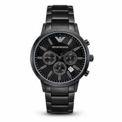 EMPORIO ARMANI STAINLESS STEEL(BLACK) CLASSIC WRIST WATCH