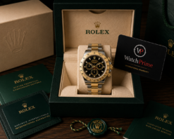 Rolex Black Yellow Gold Stainless Steel Cosmograph Daytona 116523 Watch