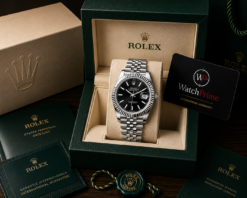 ROLEEX OYSTER DATE JUST BLACK PREMIUM QUALITY WRIST WATCH
