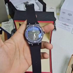 Hublot Black Leather Belt Watch B
