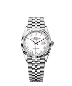 Rolex Date just 36 white dial