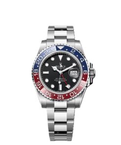 GMT-Master II red and blue Cerachrom bezel black dial